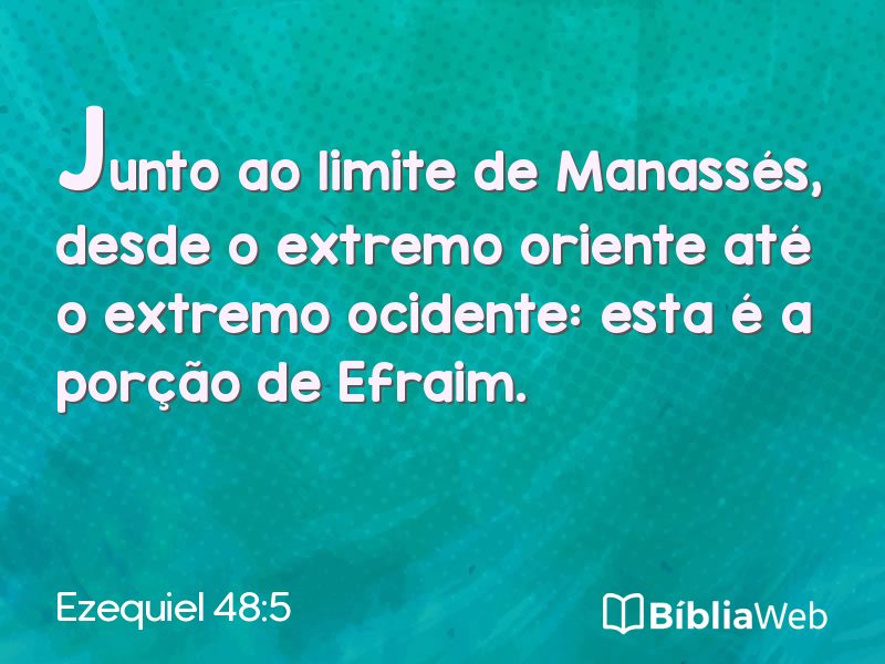 Ezequiel 48:5 em imagem para compartilhar