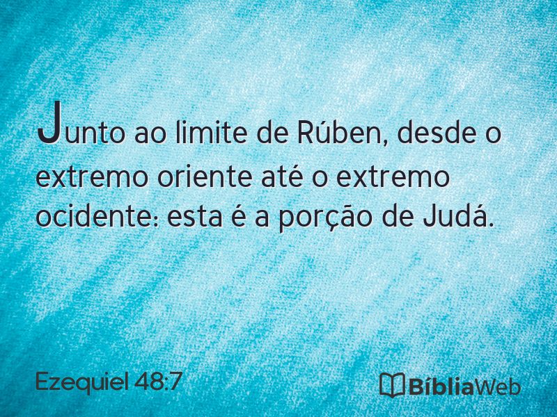 Ezequiel 48:7 em imagem para compartilhar