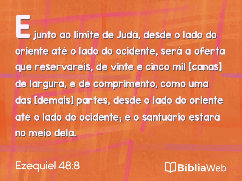 Ezequiel 48:8 em imagem para compartilhar