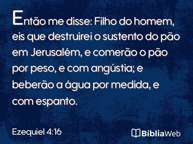 Ezequiel 4:16 em imagem para compartilhar
