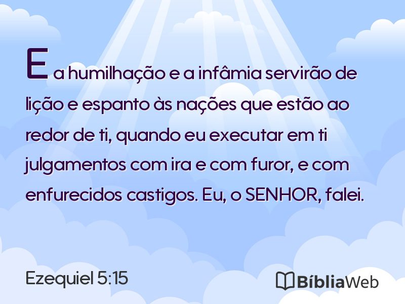 Ezequiel 5:15 em imagem para compartilhar