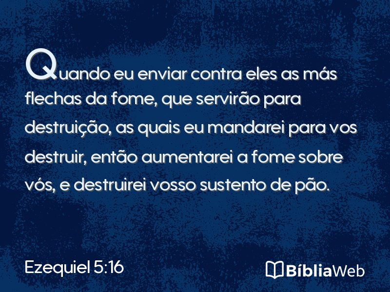 Ezequiel 5:16 em imagem para compartilhar