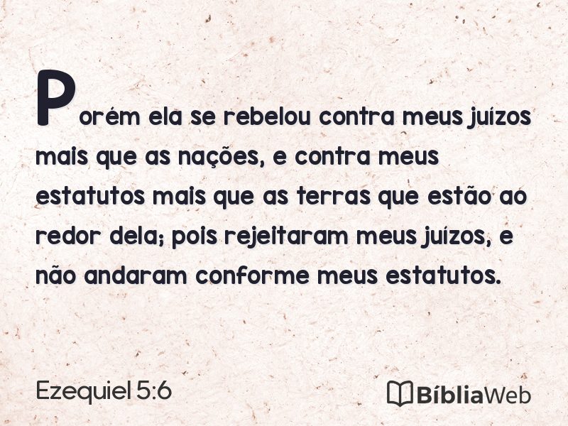 Ezequiel 5:6 em imagem para compartilhar