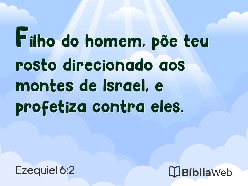 Ezequiel 6:2 em imagem para compartilhar