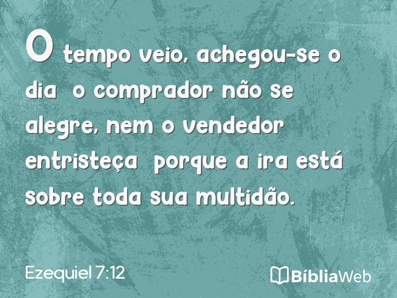 Ezequiel 7:12 em imagem para compartilhar