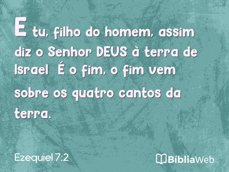 Ezequiel 7:2 em imagem para compartilhar