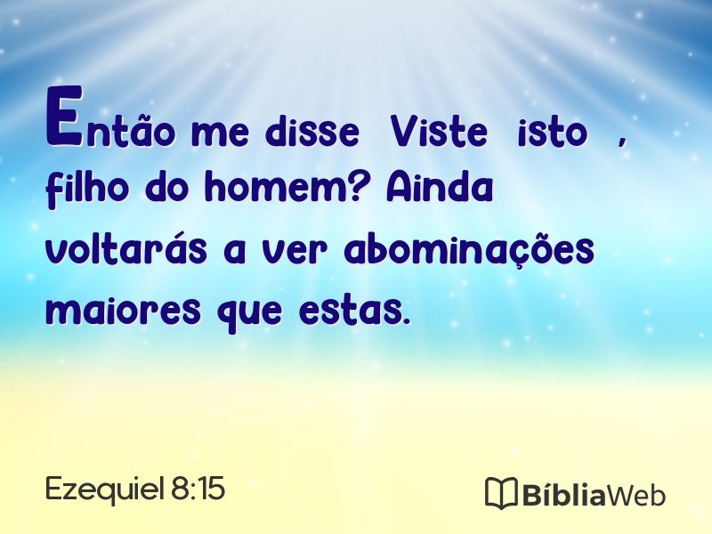 Ezequiel 8:15 em imagem para compartilhar