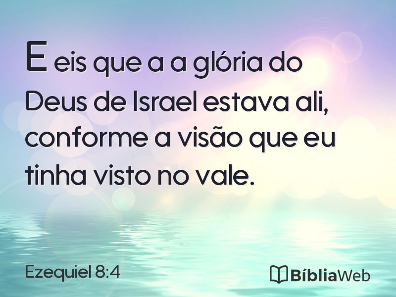 Ezequiel 8:4 em imagem para compartilhar
