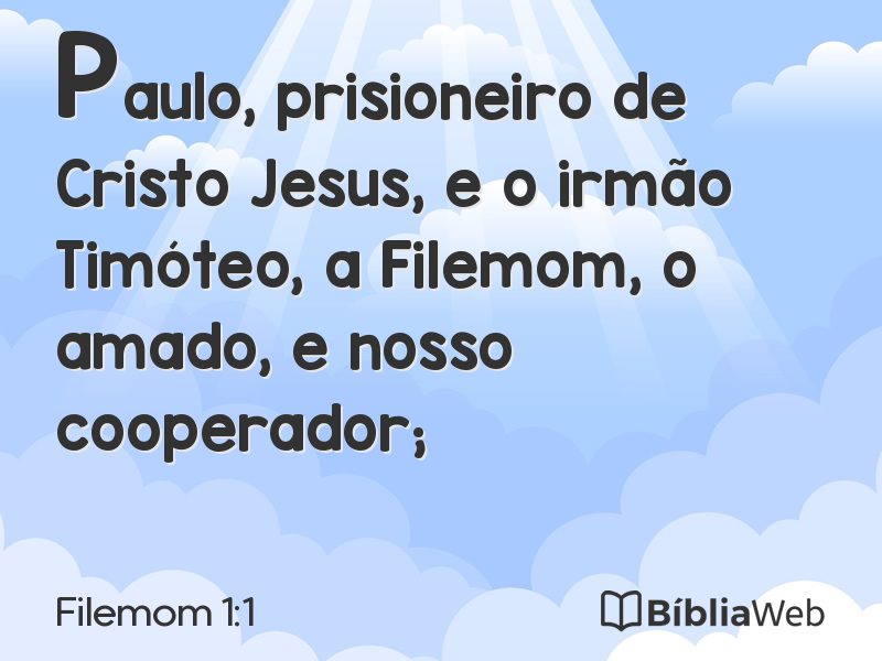 Filemom 1:1 em imagem para compartilhar