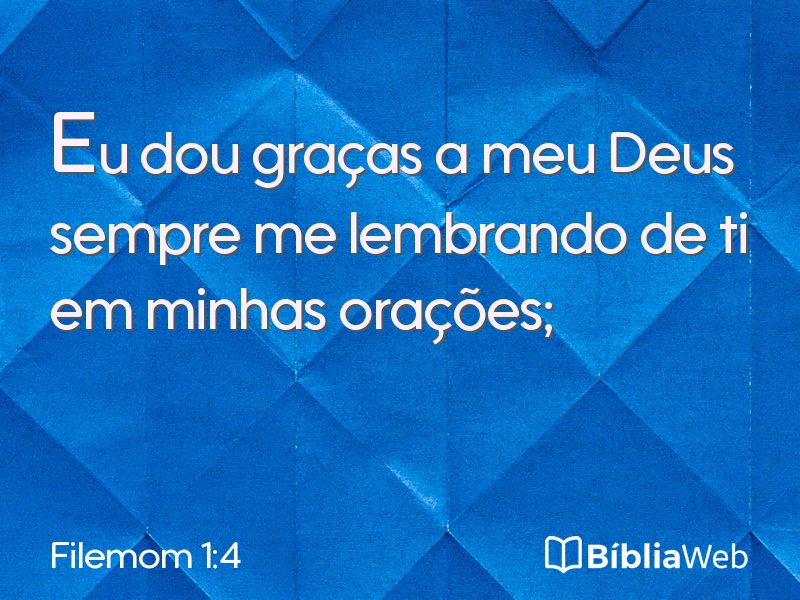 Filemom 1:4 em imagem para compartilhar