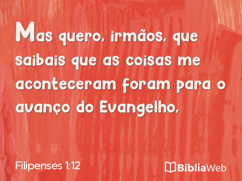 Filipenses 1:12 em imagem para compartilhar