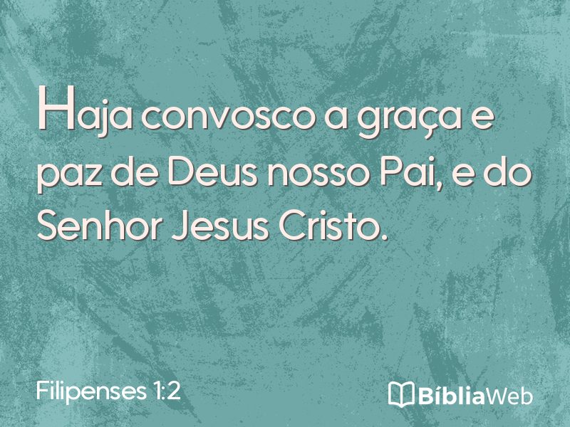 Filipenses 1:2 em imagem para compartilhar