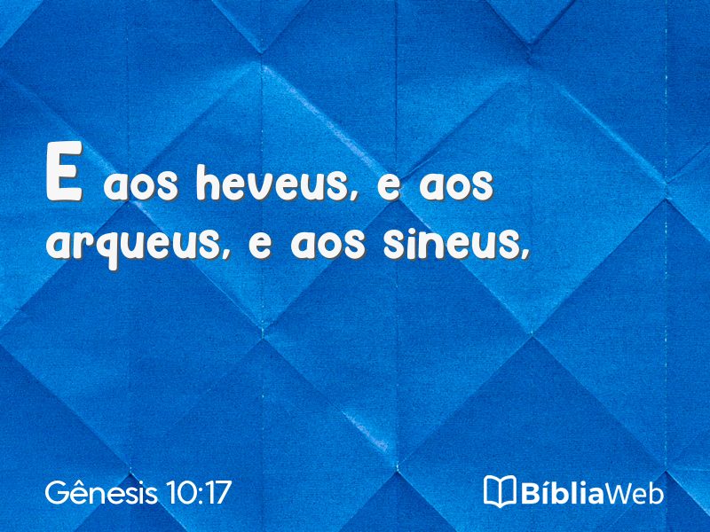 Gênesis 10:17 em imagem para compartilhar