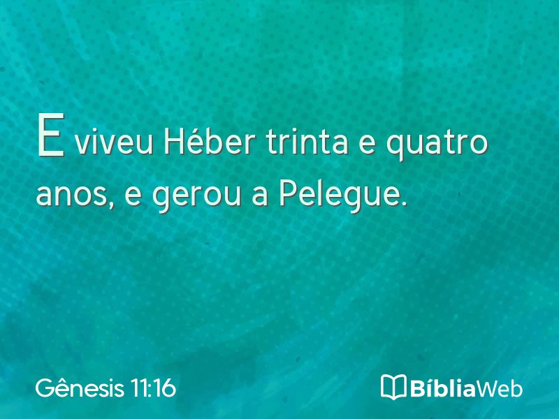 Gênesis 11:16 em imagem para compartilhar