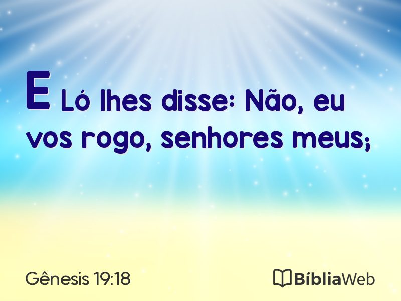 Gênesis 19:18 em imagem para compartilhar