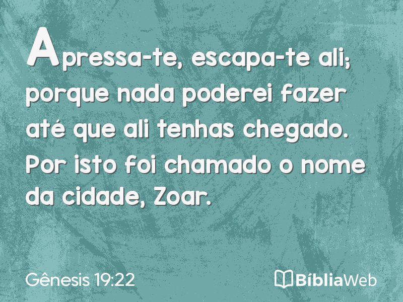 Gênesis 19:22 em imagem para compartilhar