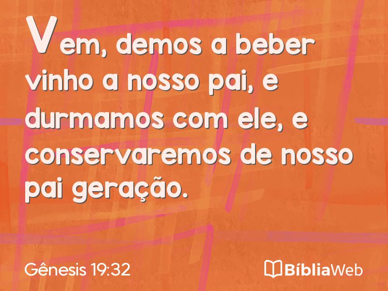 Gênesis 19:32 em imagem para compartilhar