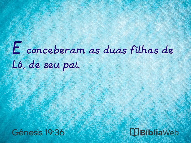 Gênesis 19:36 em imagem para compartilhar