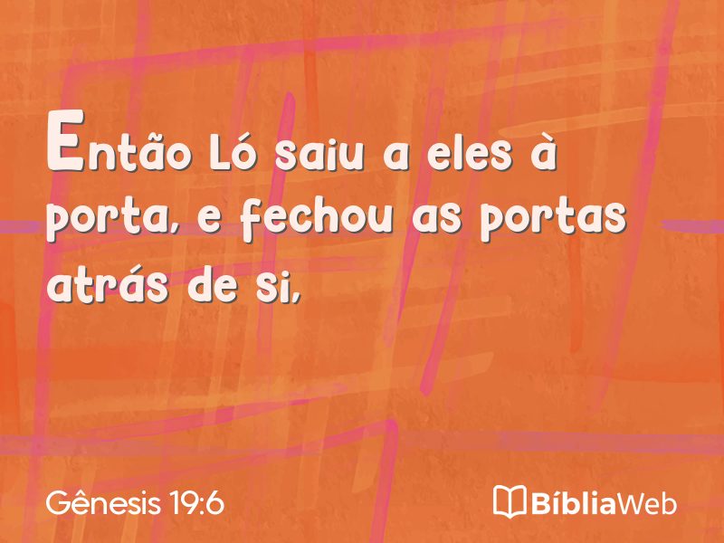 Gênesis 19:6 em imagem para compartilhar