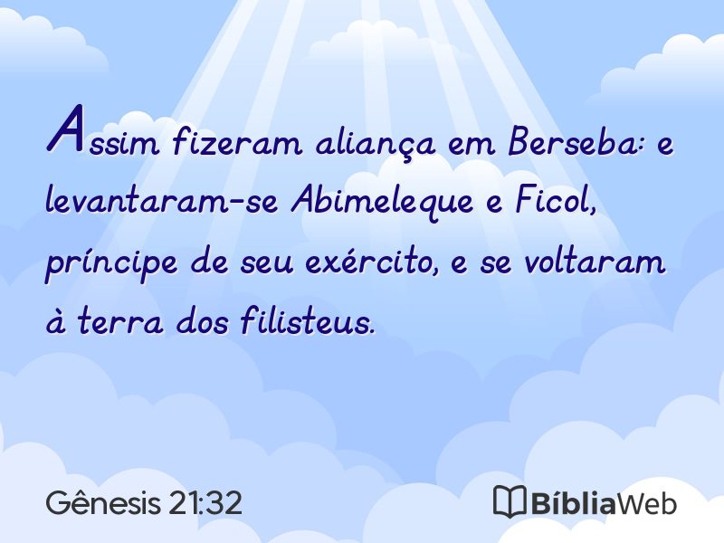 Gênesis 21:32 em imagem para compartilhar