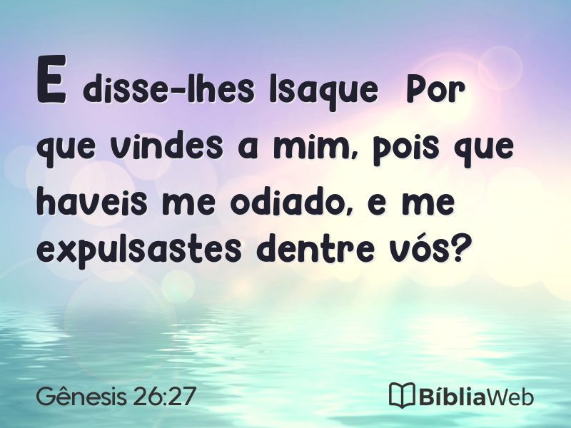 Gênesis 26:27 em imagem para compartilhar