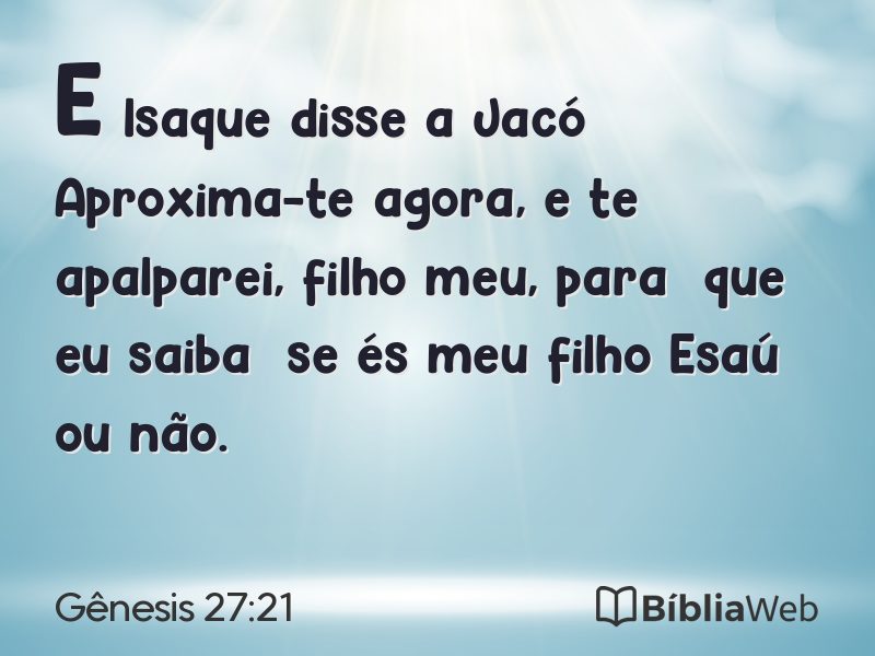 Gênesis 27:21 em imagem para compartilhar