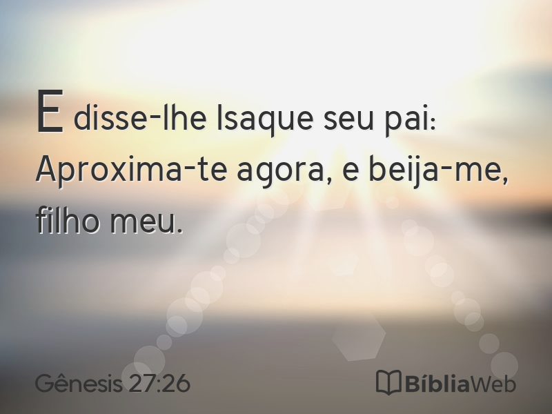 Gênesis 27:26 em imagem para compartilhar