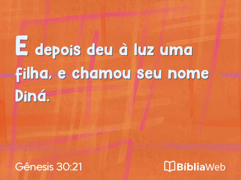 Gênesis 30:21 em imagem para compartilhar