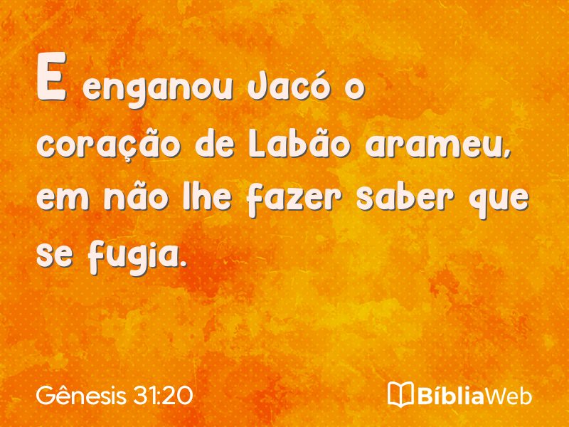 Gênesis 31:20 em imagem para compartilhar