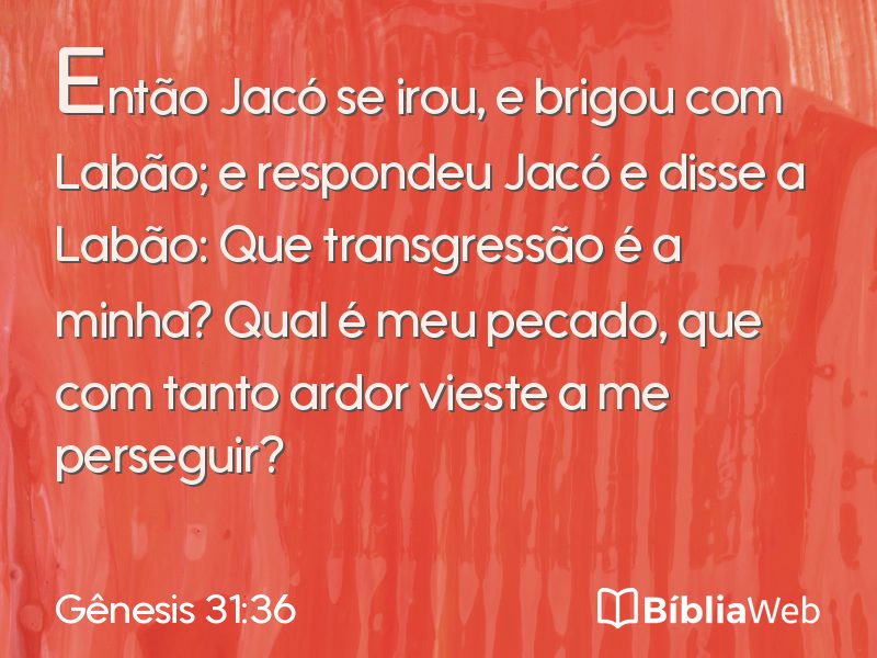 Gênesis 31:36 em imagem para compartilhar