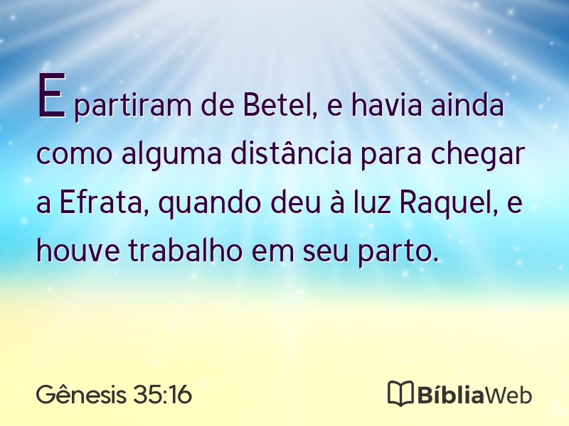 Gênesis 35:16 em imagem para compartilhar