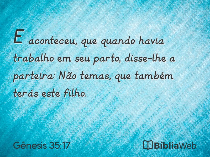 Gênesis 35:17 em imagem para compartilhar