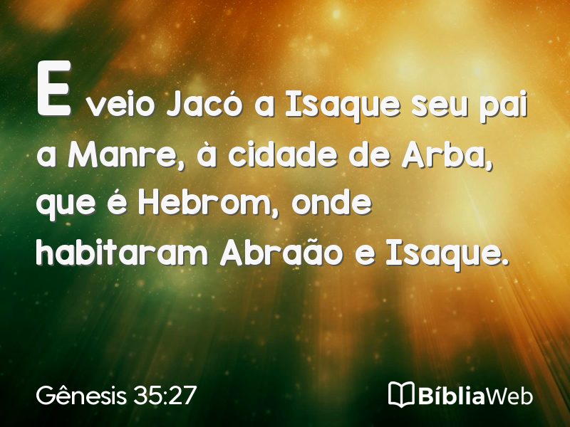 Gênesis 35:27 em imagem para compartilhar
