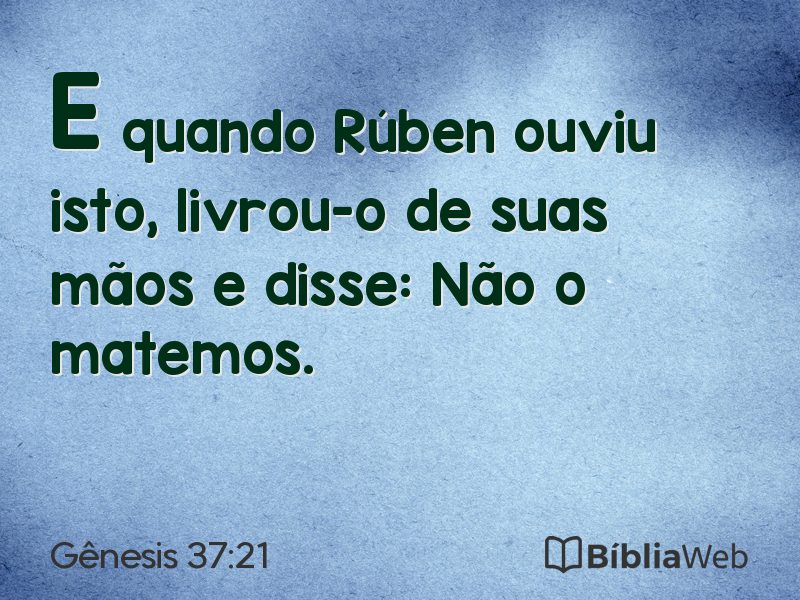 Gênesis 37:21 em imagem para compartilhar