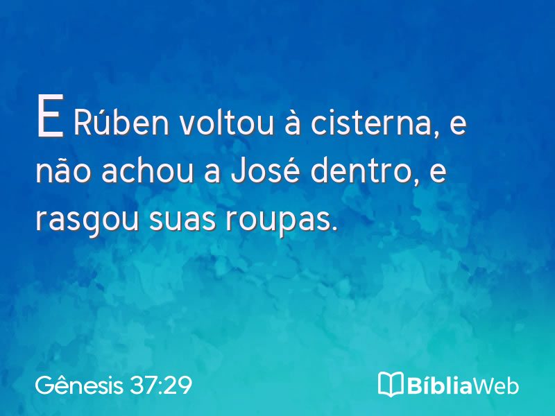 Gênesis 37:29 em imagem para compartilhar