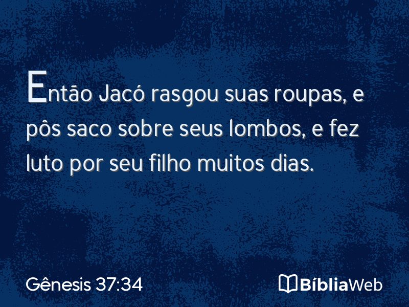 Gênesis 37:34 em imagem para compartilhar