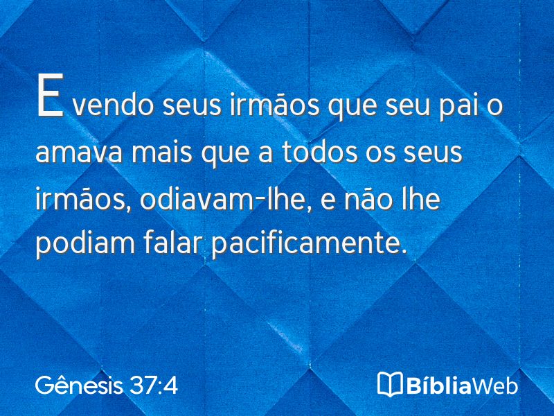 Gênesis 37:4 em imagem para compartilhar