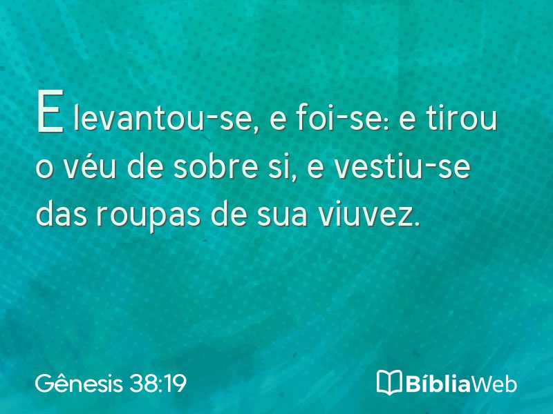 Gênesis 38:19 em imagem para compartilhar