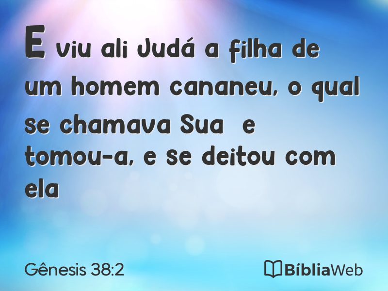 Gênesis 38:2 em imagem para compartilhar