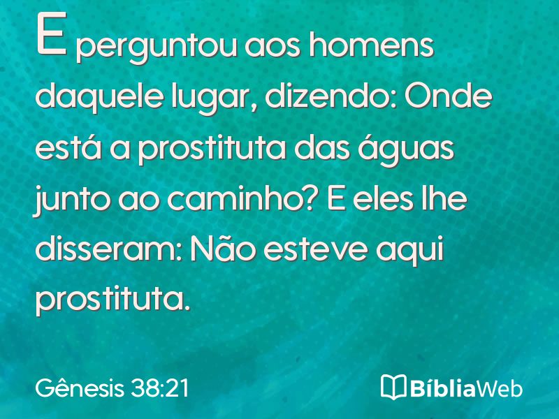 Gênesis 38:21 em imagem para compartilhar