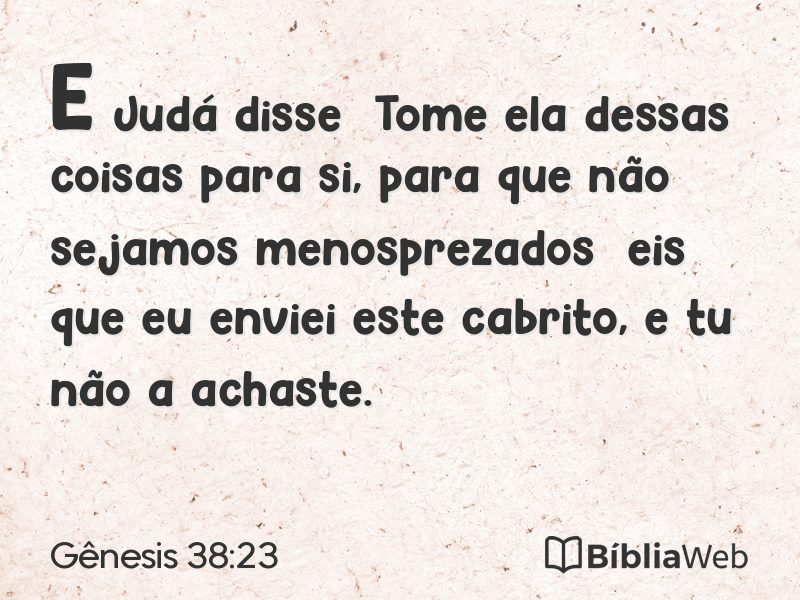 Gênesis 38:23 em imagem para compartilhar