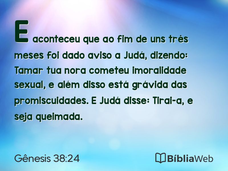 Gênesis 38:24 em imagem para compartilhar