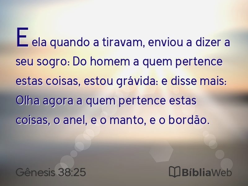 Gênesis 38:25 em imagem para compartilhar