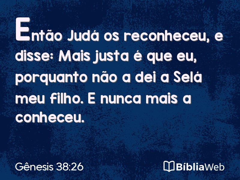 Gênesis 38:26 em imagem para compartilhar