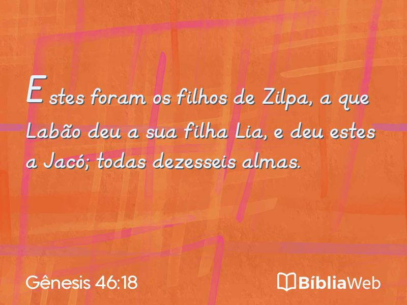 Gênesis 46:18 em imagem para compartilhar