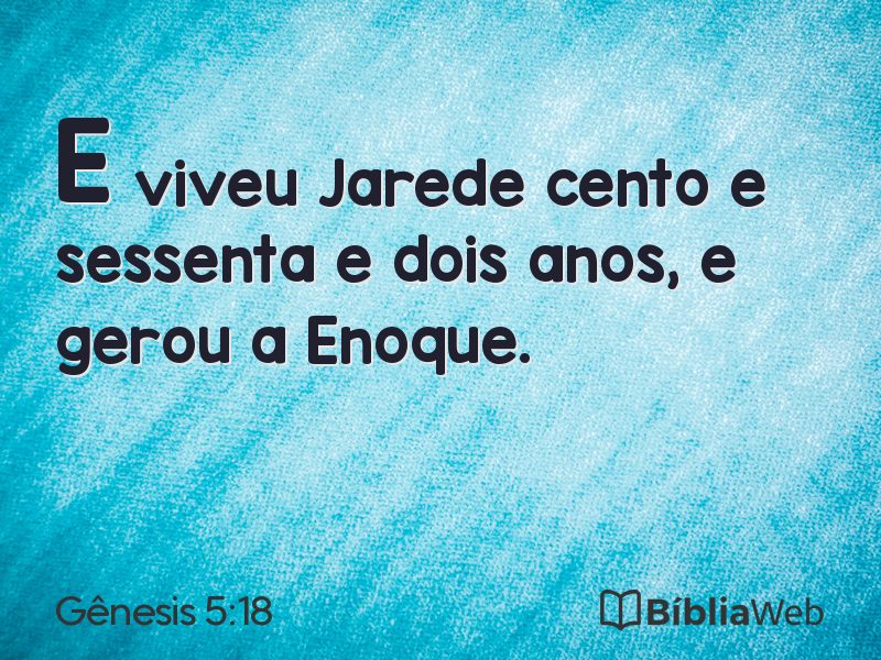 Gênesis 5:18 em imagem para compartilhar