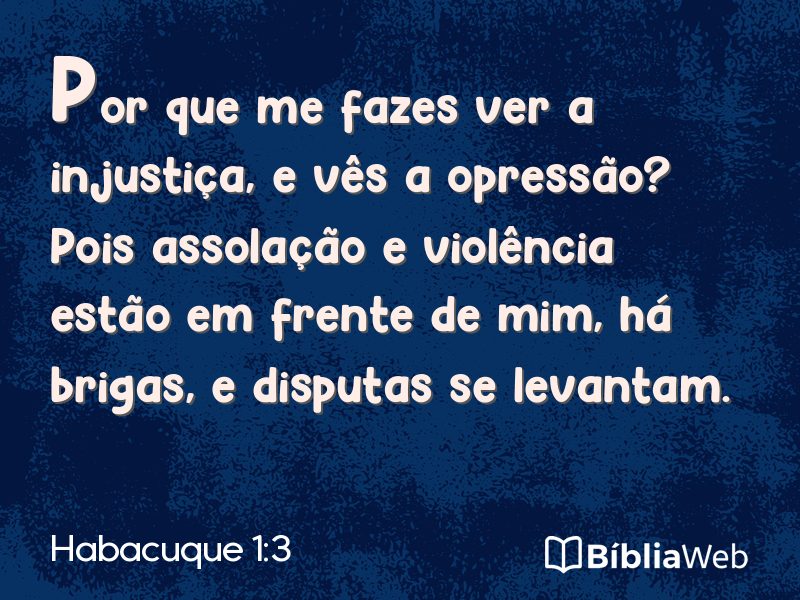 Habacuque 1:3 em imagem para compartilhar