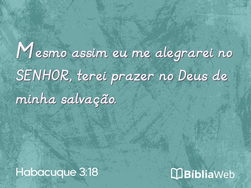 Habacuque 3:18 em imagem para compartilhar