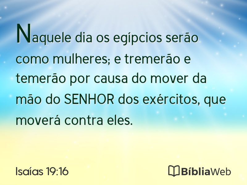 Isaías 19:16 em imagem para compartilhar