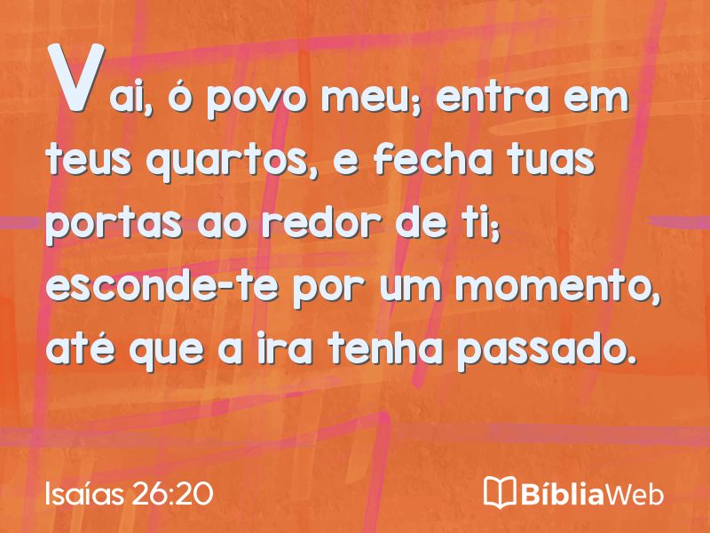 Isaías 26:20 em imagem para compartilhar